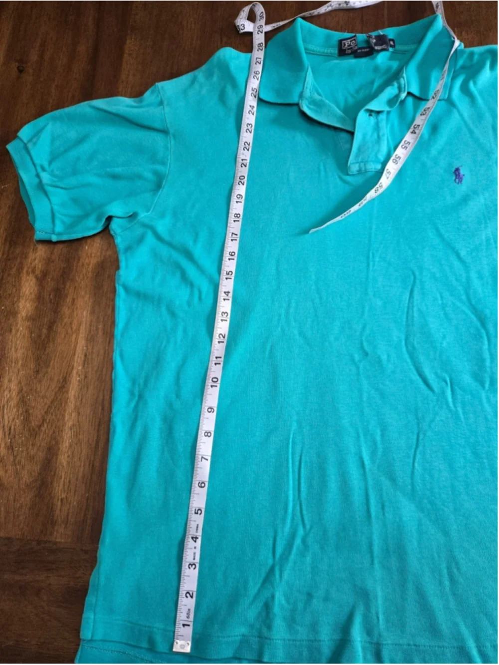Polo Ralph Lauren Men’s XL Teal Cotton Polo Shirt Short Sleeve Classic Pony Logo